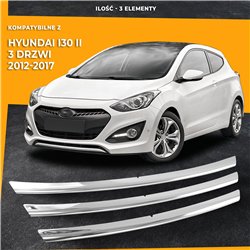 Listwy atrapy przedniej Hyundai i30 Hatchback 3D Coupe 2013-2017