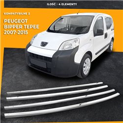 Listwy atrapy przedniej do Peugeot Bipper Tepee 2009-2015
