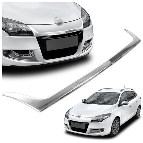 Front grille trim for Renault Megane Kombi Grandtour PRE-FL 2009-2012