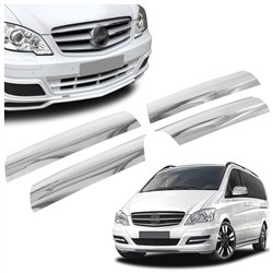 Front grille trims for Mercedes Viano FL 2010-2014