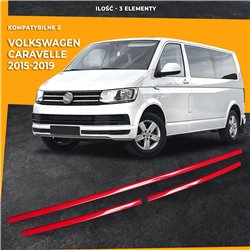 Front bumper grille trims for Volkswagen VW Caravelle 2015-2019