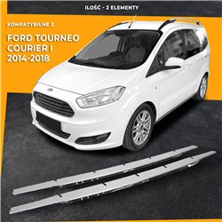 Front bumper grille trims for Ford Tourneo Courier PRE-FL 2014-2018