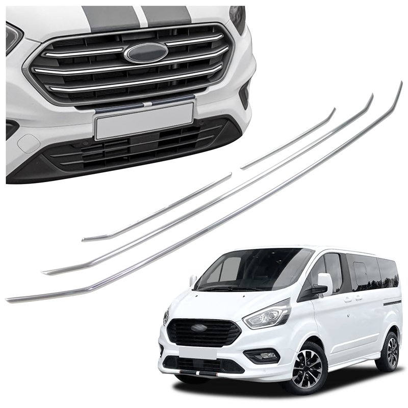 Front grille trims for Ford Tourneo Custom FL 2018-2023