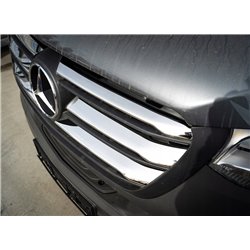 Front grille trims for Mercedes Sprinter 2018- | Stainless steel