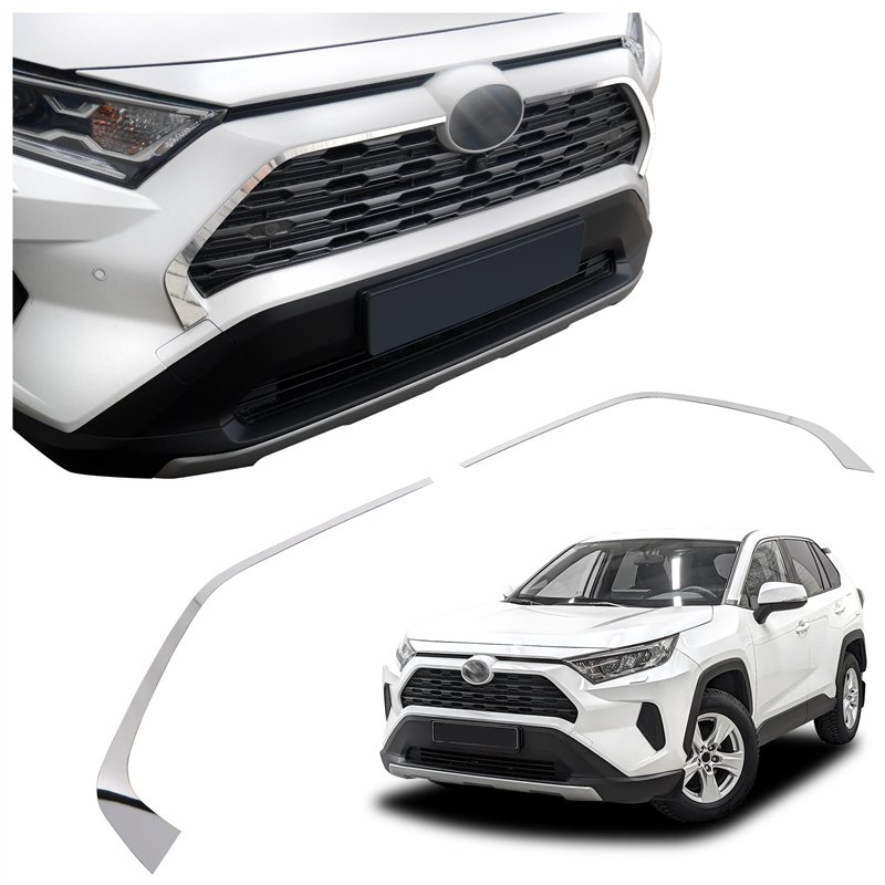 Listwy atrapy przedniej do Toyota RAV4 2019- | Stal nierdzewna