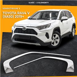 Listwy atrapy przedniej do Toyota RAV4 2019- | Stal nierdzewna