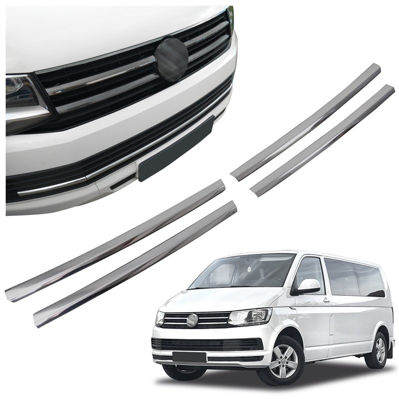 Front grille trims for Volkswagen VW Caravelle 2015-2019