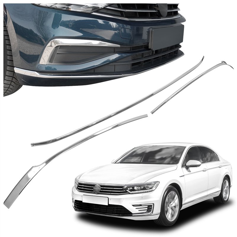 Listwy atrapy zderzaka przedniego Volkswagen VW Passat Sedan 4D PRE-FL 2014-2019