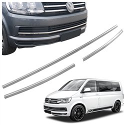 Front bumper grille trims for Volkswagen VW Multivan 2015-2019