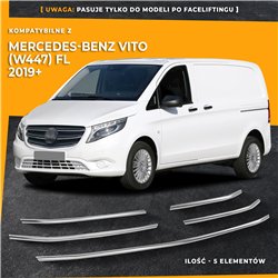 Front grille trims for Mercedes Vito FL 2019-2024