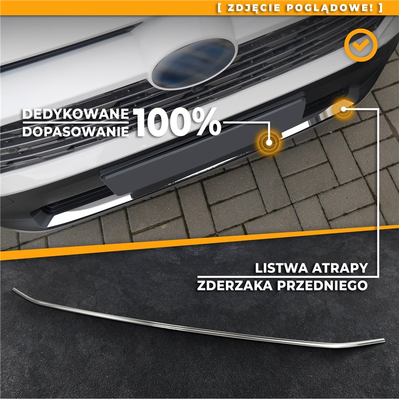 Listwa atrapy zderzaka przedniego Volkswagen VW Tiguan PRE-FL 2016-2020