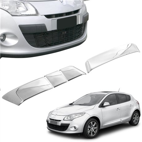 Listwy atrapy zderzaka przedniego Renault Megane Hatchback 5D PRE-FL 2008-2012