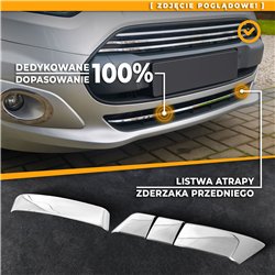 Front bumper grille trims for Renault Megane Hatchback 5D PRE-FL 2008-2012