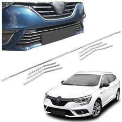 Listwy atrapy zderzaka przedniego Renault Megane Kombi Grandtour 2016-2024
