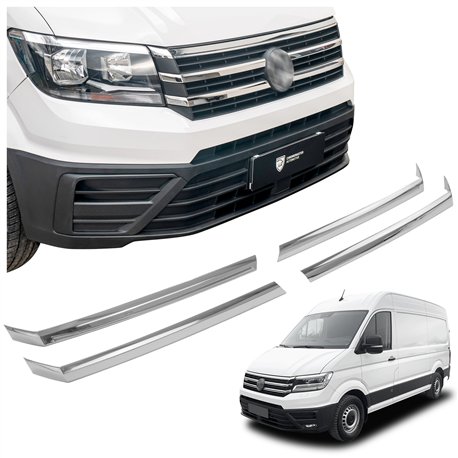 Front grille trims for Volkswagen VW e-Crafter 2018-