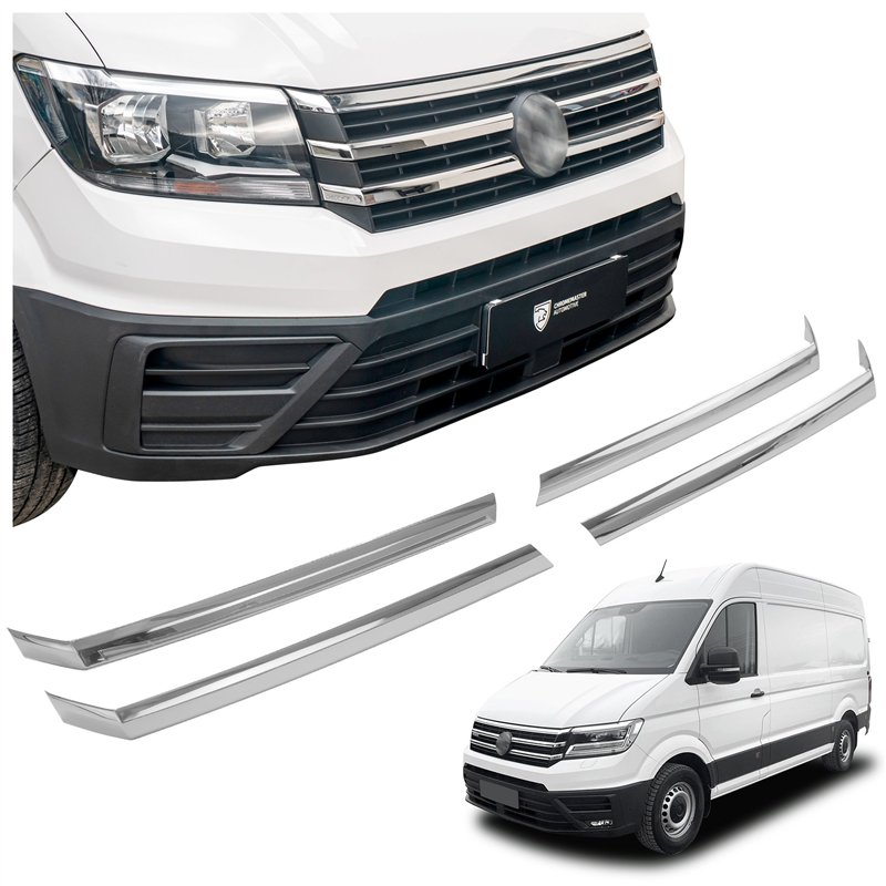 Front grille trims for Volkswagen VW e-Crafter 2018-
