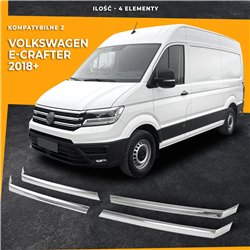 Front grille trims for Volkswagen VW e-Crafter 2018-