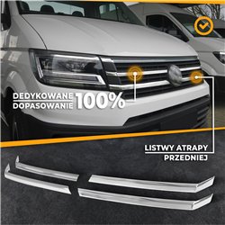 Front grille trims for Volkswagen VW e-Crafter 2018-