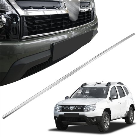 Front grille trim for Dacia Duster FL 2013-2017 | Stainless steel