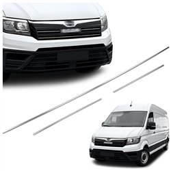 Front grille trims for MAN TGE 2017- | Chrome | Stainless steel