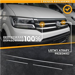 Front grille trims for MAN TGE 2017- | Chrome | Stainless steel