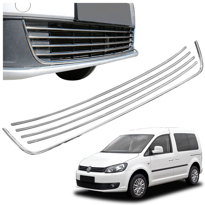 Listwy atrapy zderzaka przedniego Volkswagen VW Caddy FL 2010-2015