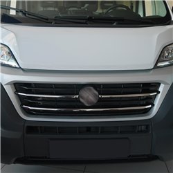Front grille trims for Fiat Ducato FL 2014-2021 | Stainless steel
