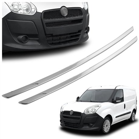 Front bumper grille trims for Fiat Doblo PRE-FL 2010-2015
