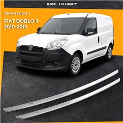 Front bumper grille trims for Fiat Doblo PRE-FL 2010-2015