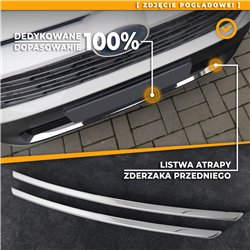 Front bumper grille trims for Fiat Doblo PRE-FL 2010-2015