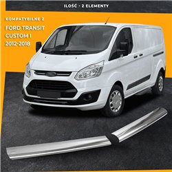 Front grille trims for Ford Transit Custom PRE-FL 2012-2018