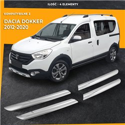 Listwy atrapy przedniej do Dacia Dokker 2012-2020