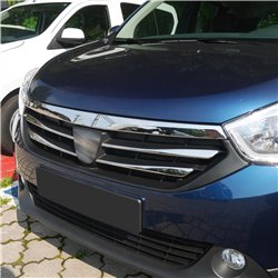 Front grille trims for Dacia Dokker 2012-2020 | Stainless steel