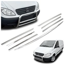 Front grille trims for Mercedes Vito PRE-FL 2003-2010