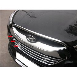 Front grille trims for Hyundai ix35 2010-2018 | Stainless steel