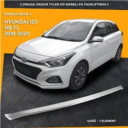 Listwa atrapy zderzaka przedniego Hyundai i20 Hatchback 5D FL 2018-2020