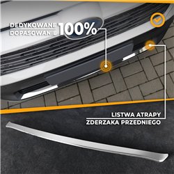 Listwa atrapy zderzaka przedniego Hyundai i20 Hatchback 5D FL 2018-2020