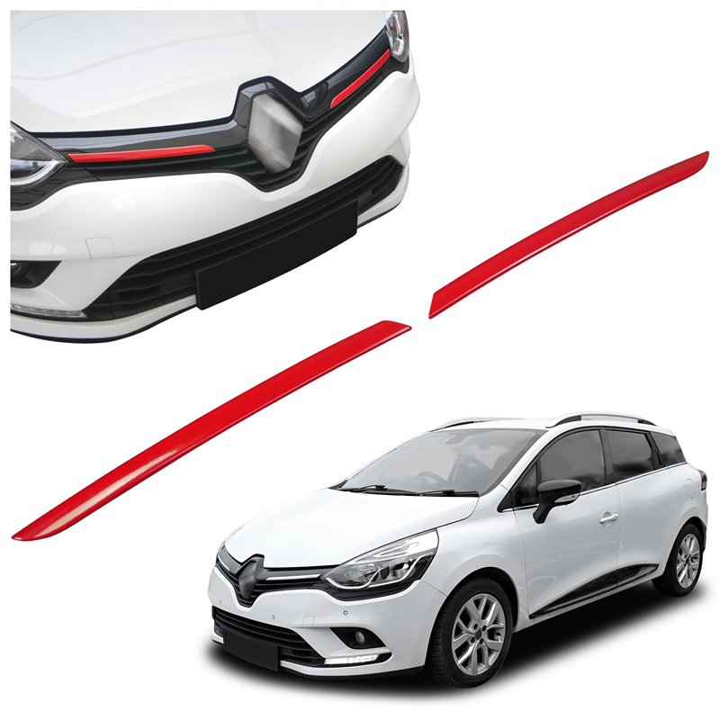 Listwy atrapy przedniej Renault Clio Hatchback 5D PRE-FL 2012-2016