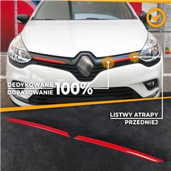 Listwy atrapy przedniej Renault Clio Hatchback 5D PRE-FL 2012-2016