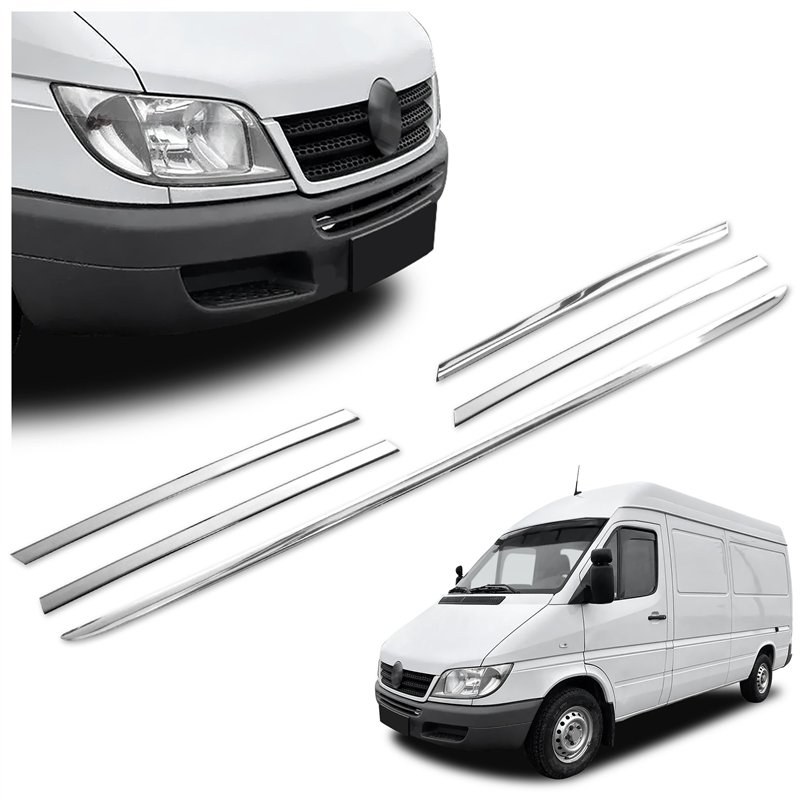 Front grille trims for Mercedes Sprinter 1998-2006