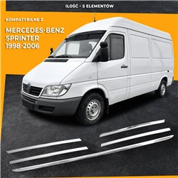 Listwy atrapy przedniej do Mercedes Sprinter 1998-2006