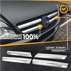 Front grille trims for Mercedes Sprinter PRE-FL 2006-2013