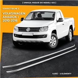 Front bumper grille trims for Volkswagen VW Amarok PRE-FL 2010-2016