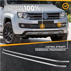 Listwy atrapy zderzaka przedniego Volkswagen VW Amarok PRE-FL 2010-2016