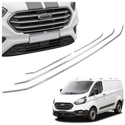 Front grille trims for Ford Transit Custom FL 2018-2023