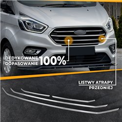 Listwy atrapy przedniej do Ford Transit Custom FL 2018-2023