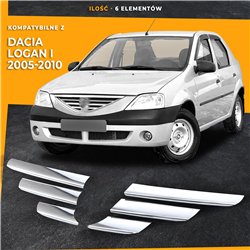 Listwy atrapy przedniej do Dacia Logan Sedan 4D 2005-2010