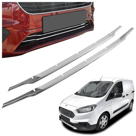 Front bumper grille trims for Ford Transit Courier FL 2018-2023
