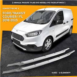 Front bumper grille trims for Ford Transit Courier FL 2018-2023