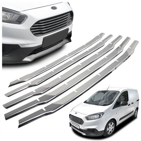 Front grille trims for Ford Transit Courier FL 2018-2023